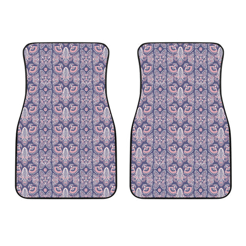 Indian Batik Style Pattern Front Car Mats