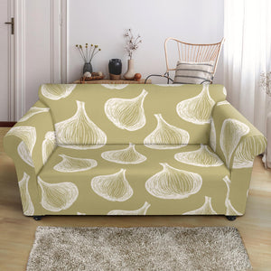 Garlic Design Pattern Loveseat Couch Slipcover