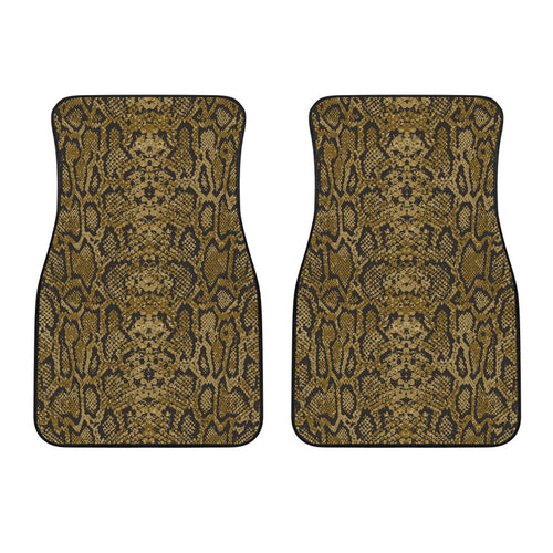 Snake Skin Pattern Front Car Mats