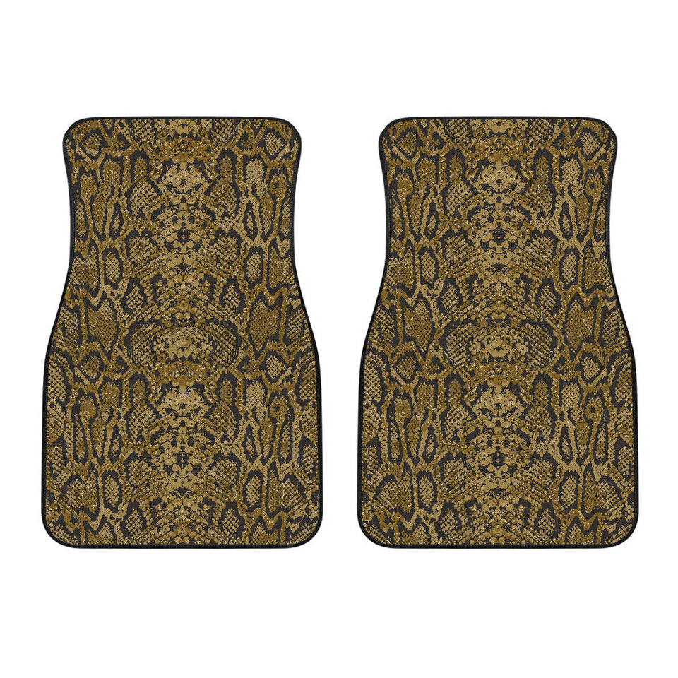Snake Skin Pattern Front Car Mats