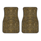 Snake Skin Pattern Front Car Mats