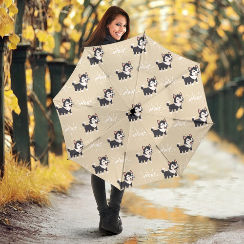 Cute Siberian Husky Umbrella