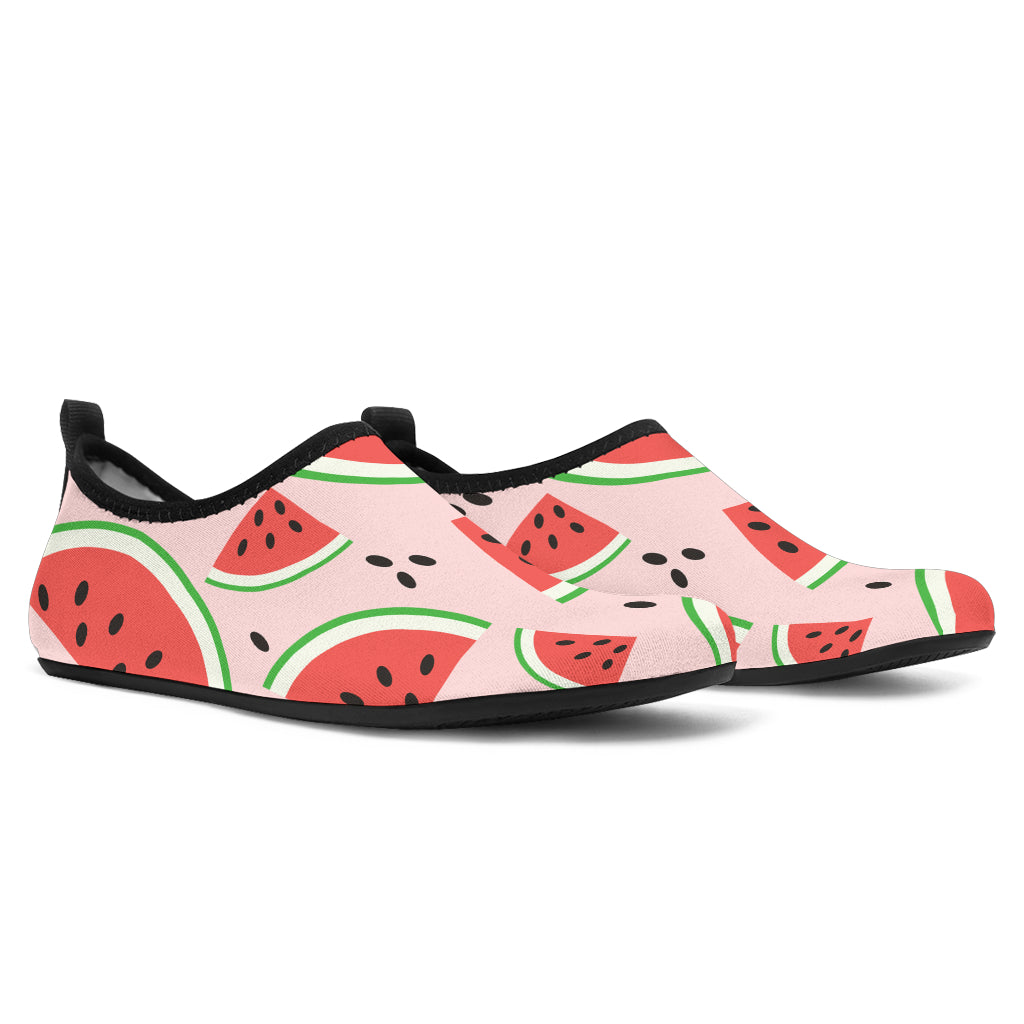 Watermelon Pattern Aqua Shoes