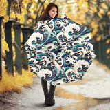 Japanese Wave Pattern Umbrella