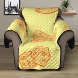 Cheese design pattern Recliner Cover Protector