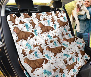 Sea Lion Seals Jellyfish Pattern Dog Car Seat Covers