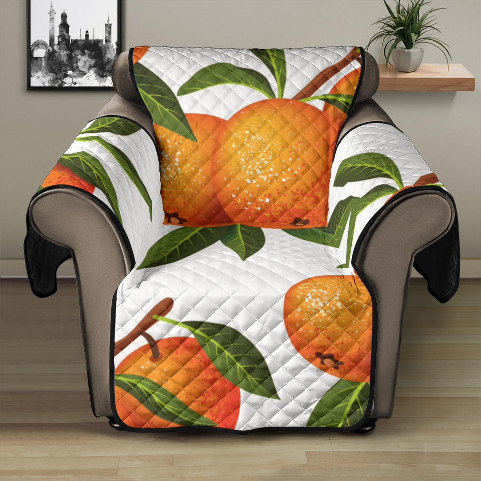 Oranges pattern background Recliner Cover Protector