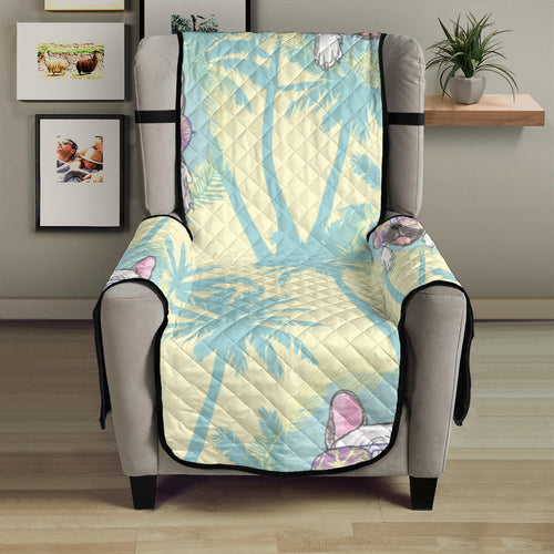 French bulldog hawaii blackground Chair Cover Protector