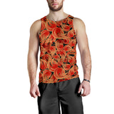 Fire flame pattern Men Tank Top