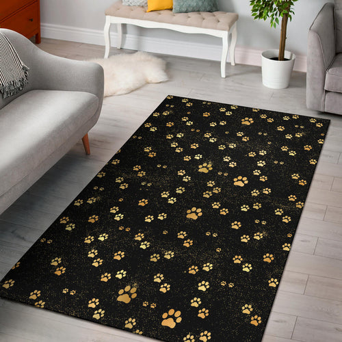 Dog Paws Pattern Print Design 05 Area Rug