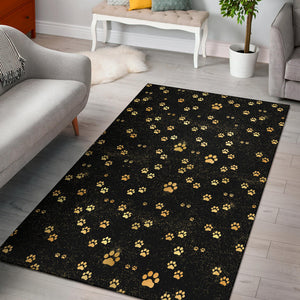 Dog Paws Pattern Print Design 05 Area Rug