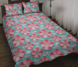 3D sakura cherry blossom pattern Quilt Bed Set