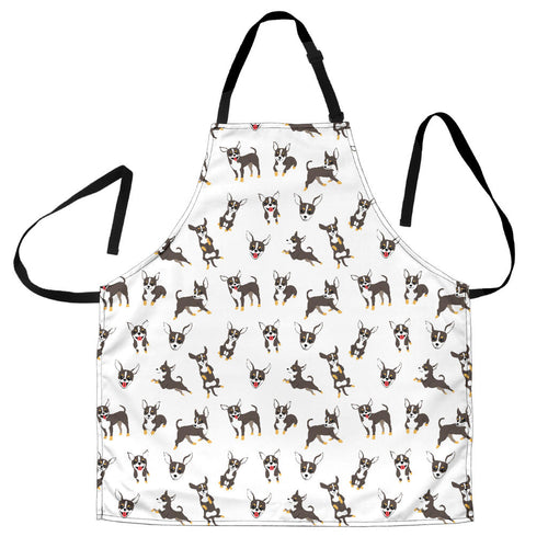Chihuahua Dog Pattern Adjustable Apron