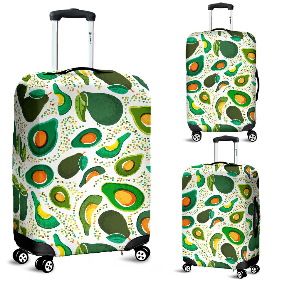Avocado Design Pattern Luggage Covers