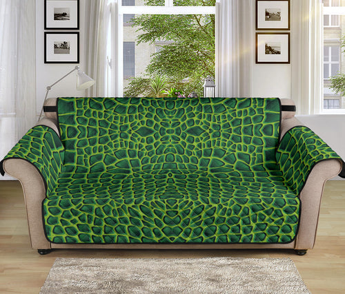 Crocodile Skin Printed Sofa Cover Protector