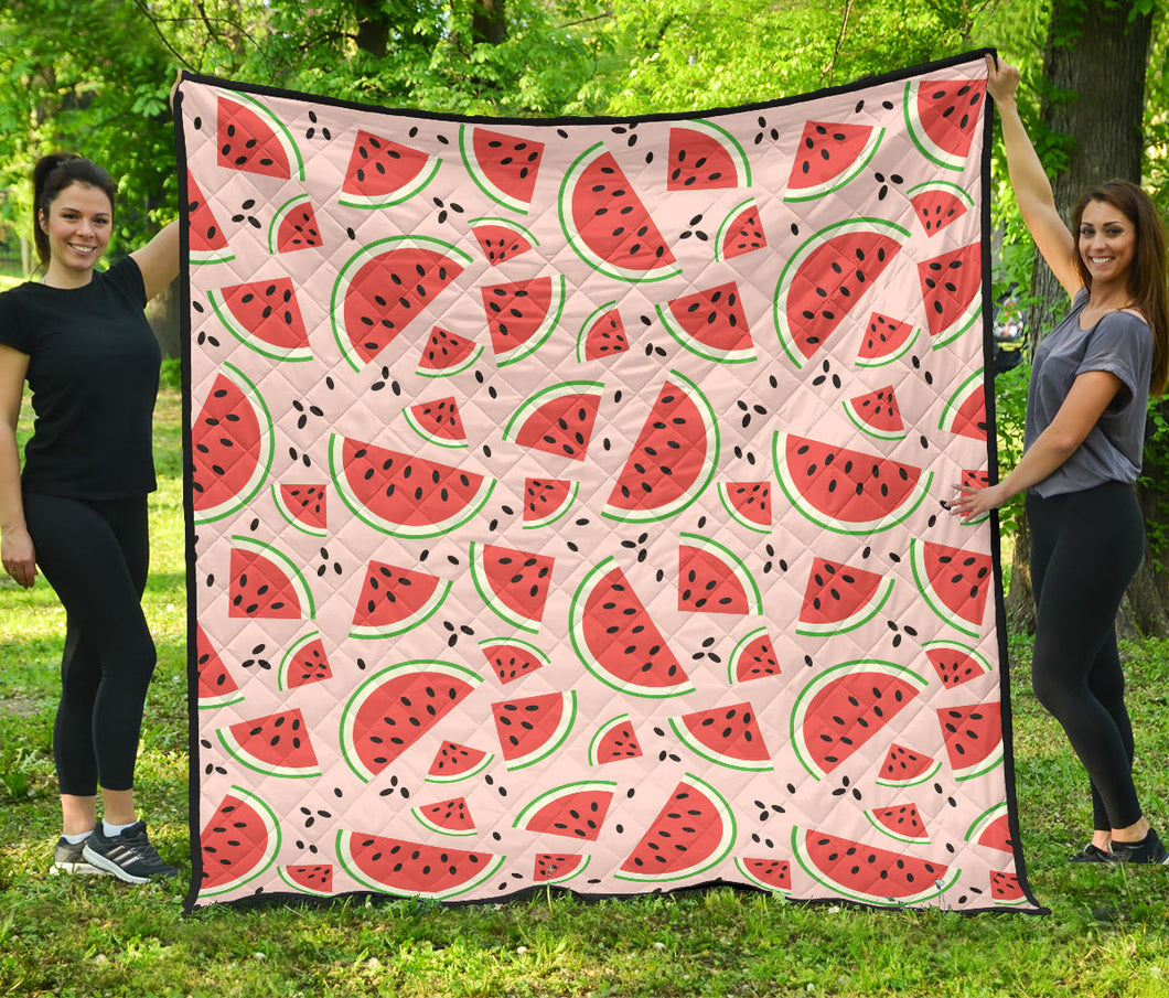 Watermelon Pattern Premium Quilt