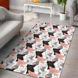 Pig Pattern Print Design 05 Area Rug