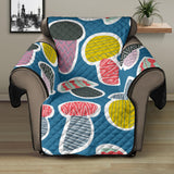 Colorful mushroom design pattern Recliner Cover Protector
