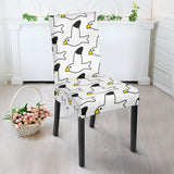 Seagull Pattern Print Design 05 Dining Chair Slipcover