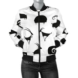 Goat Ram Pattern Women'S Bomber Jacket
