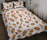 peanuts pattern background Quilt Bed Set