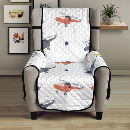 Cute helicopter star pattern Chair Cover Protector