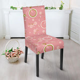 Bicycle Pattern Print Design 02 Dining Chair Slipcover