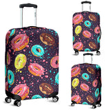 Colorful Donut Glaze Pattern Luggage Covers