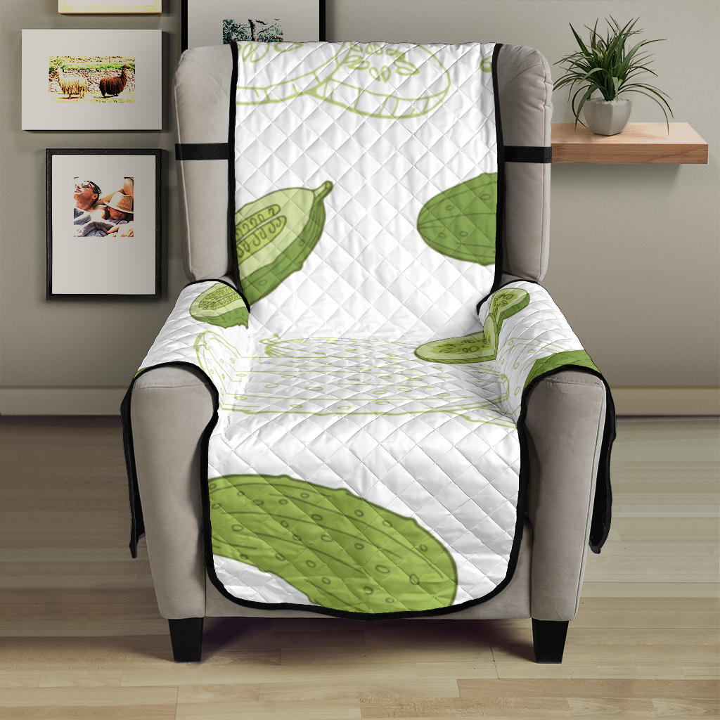 Cucumber sketch pattern Chair Cover Protector