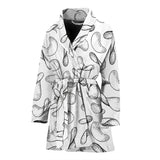 Potato Chips Pattern Print Design 04 Women's Bathrobe