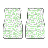 Chemistry Periodic Table Pattern Print Design 03 Front Car Mats