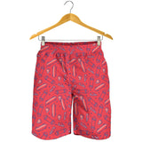 Skate Board Pattern Print Design 01 Men Shorts