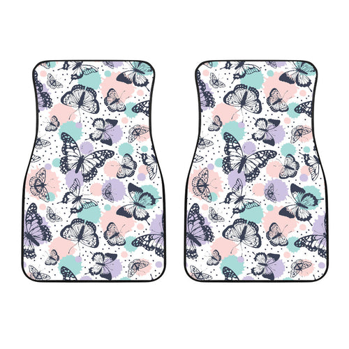 Butterfly Pattern  Front Car Mats