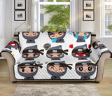 Cute ninja design pattern Sofa Cover Protector