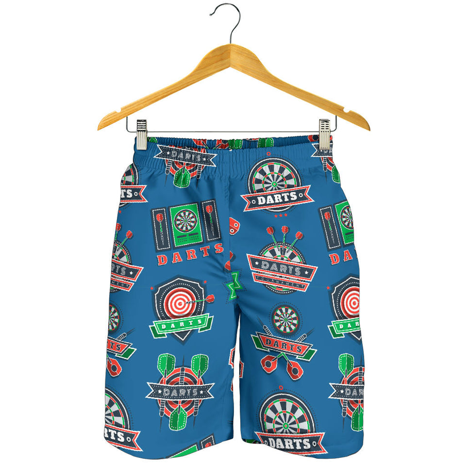 Darts Pattern Print Design 02 Men Shorts