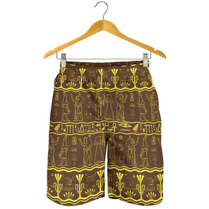 Egypt Hieroglyphics Pattern Print Design 03 Men Shorts
