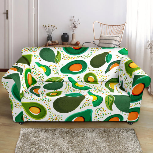 Avocado Design Pattern Loveseat Couch Slipcover