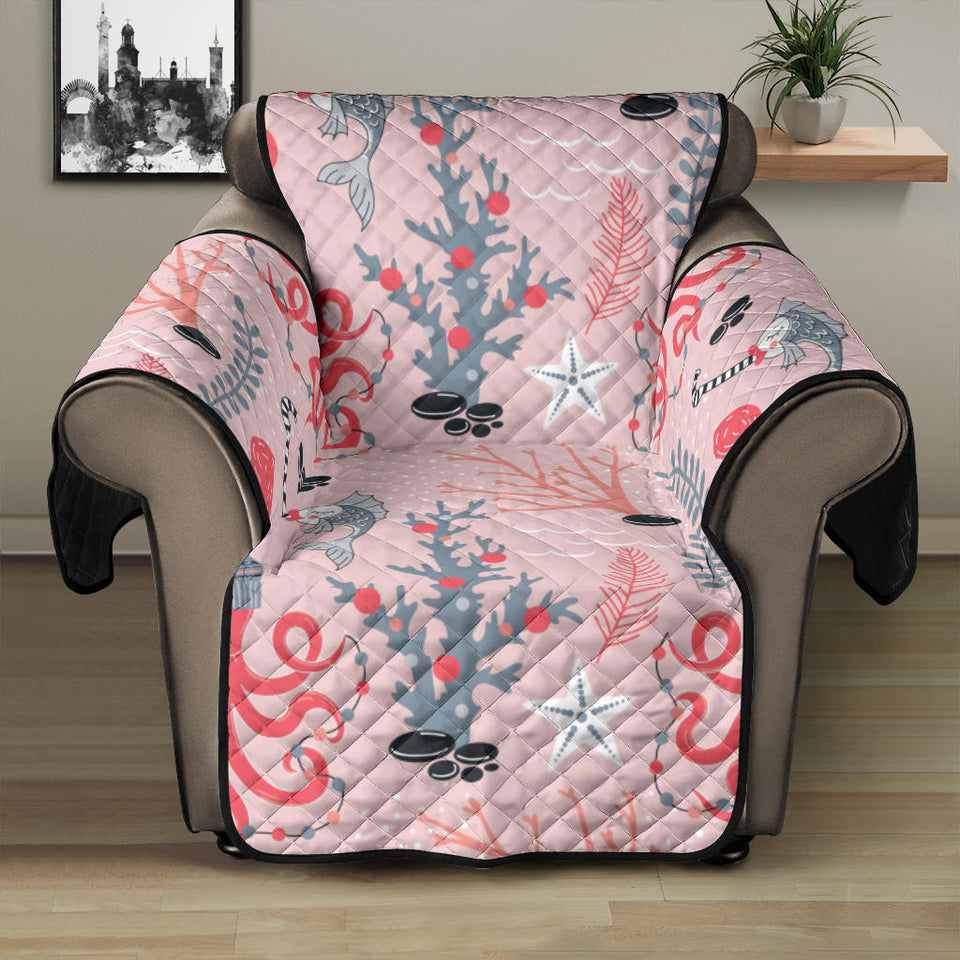 Octopus winter hat garland Fish candy Seaweed Coral Starfish Recliner Cover Protector