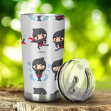 Cute Ninja Pattern Tumbler