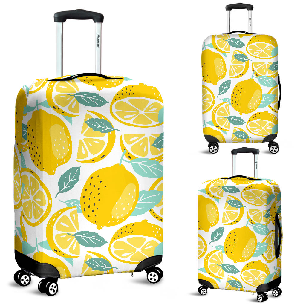 Lemon Design Pattern Luggage Covers