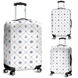 Anchor Rudder Nautical Design Pattern Luggage Covers