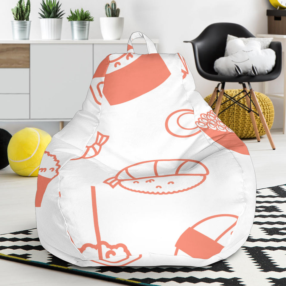 Sushi Pattern Bean Bag Cover