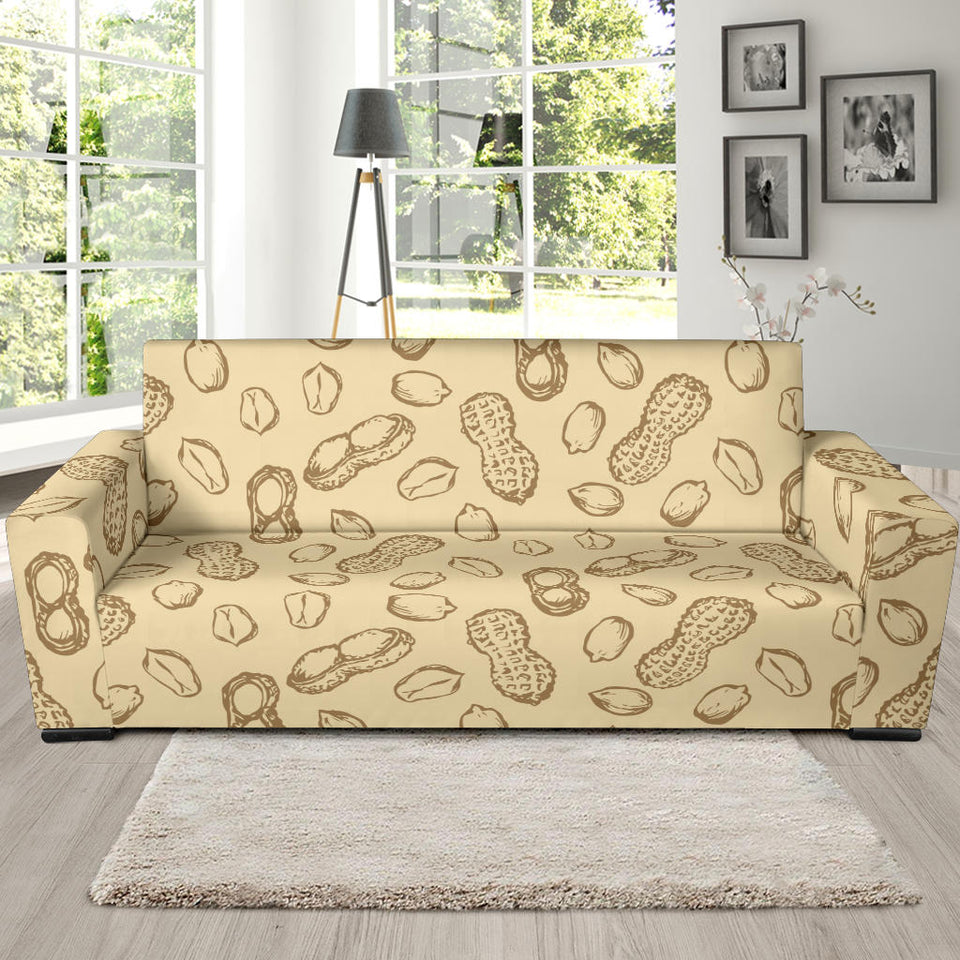 Hand Drawn Peanuts Pattern Sofa Slipcover