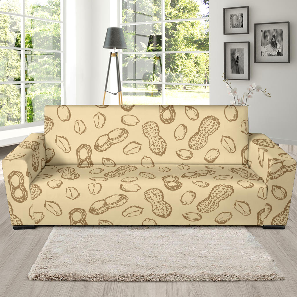 Hand Drawn Peanuts Pattern Sofa Slipcover