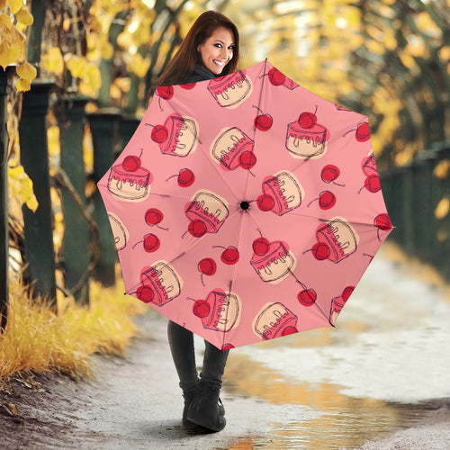 Cake Cherry Pattern Umbrella