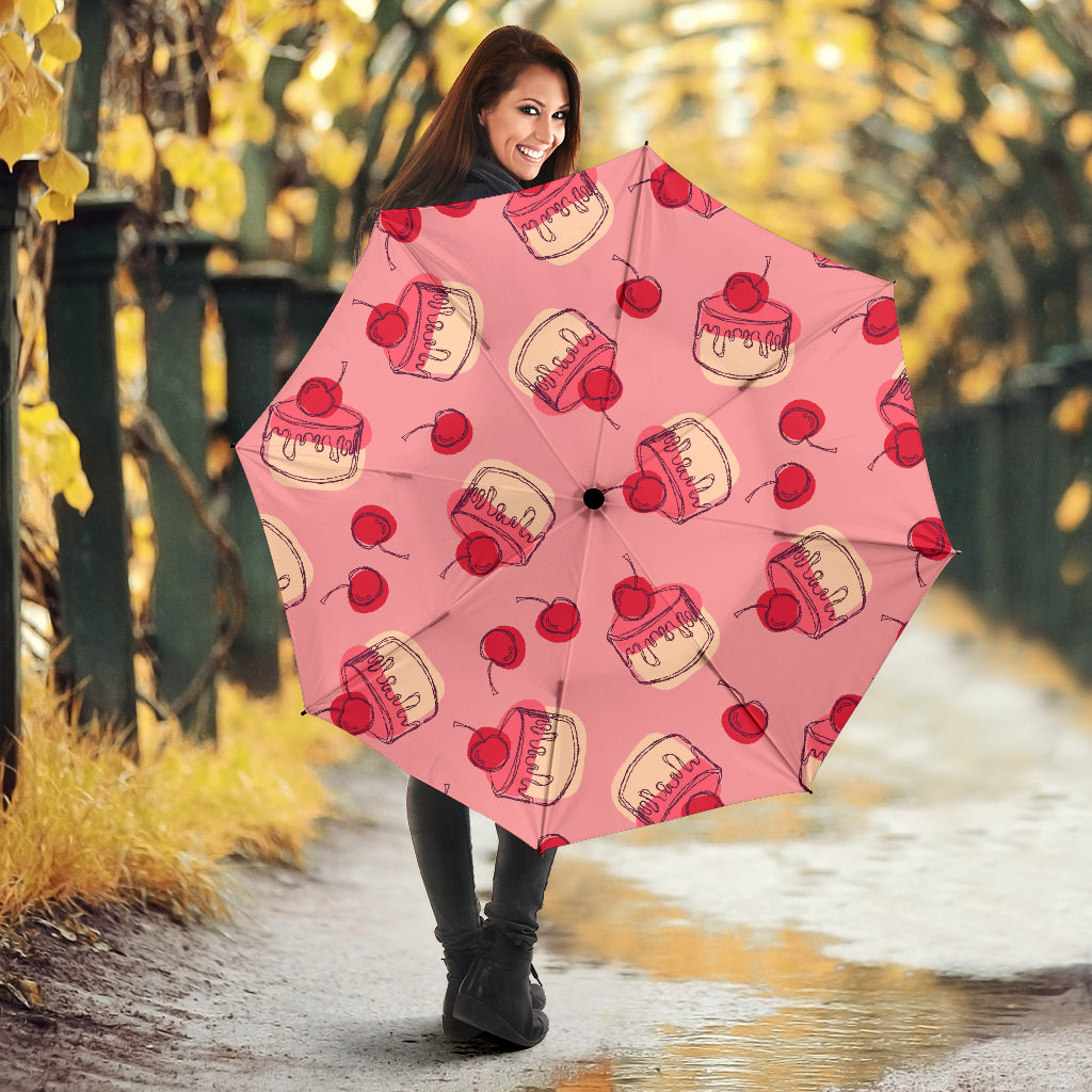Cake Cherry Pattern Umbrella