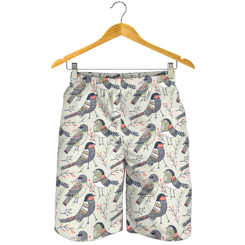 Pigeon Pattern Print Design 04 Men Shorts