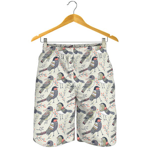 Pigeon Pattern Print Design 04 Men Shorts