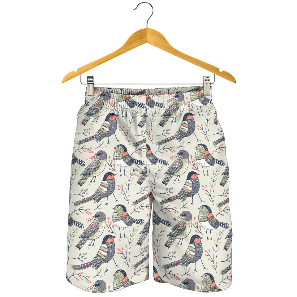 Pigeon Pattern Print Design 04 Men Shorts