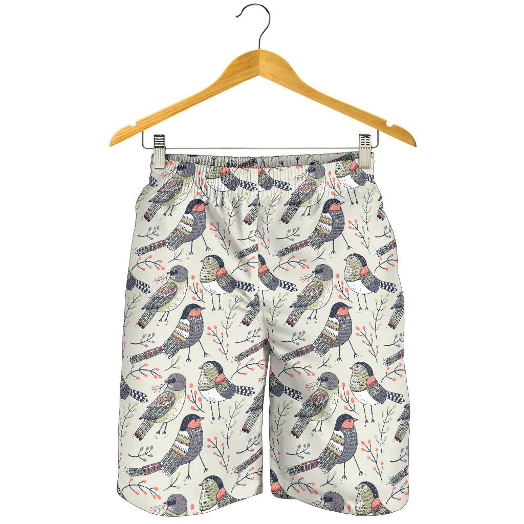 Pigeon Pattern Print Design 04 Men Shorts